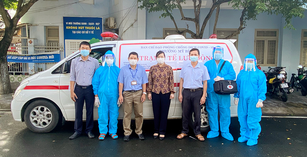 Ra mắt mô hình Trạm Y tế lưu động phường Mỹ Bình