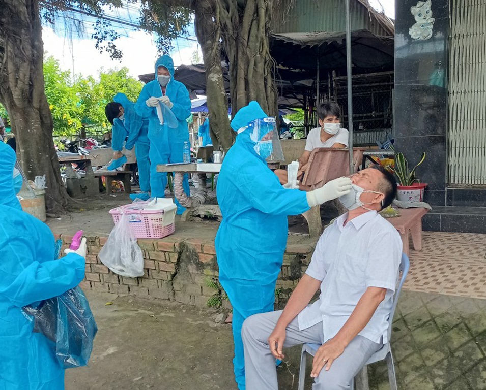 Mô hình test mẫu gộp hiệu quả của huyện Châu Phú