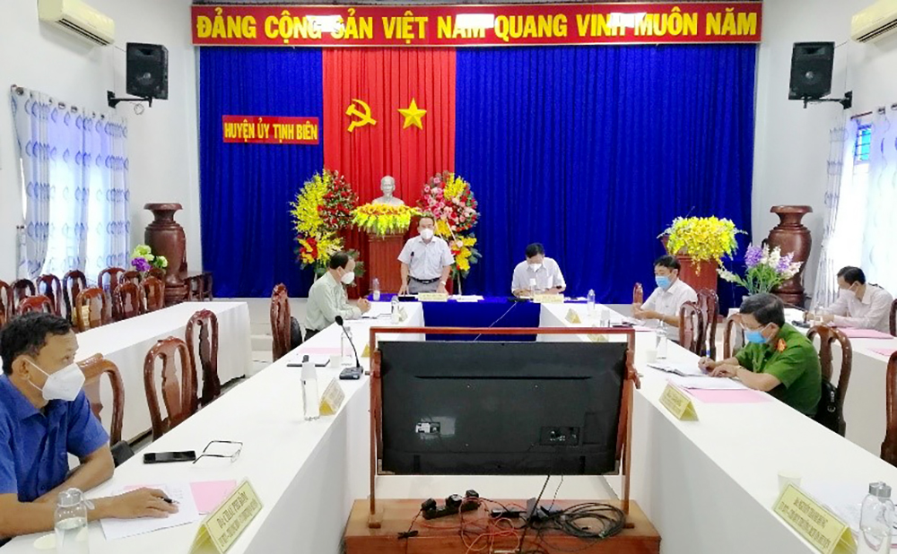 Tịnh Biên: quyết liệt thực hiện các biện pháp phòng, chống dịch COVID-19