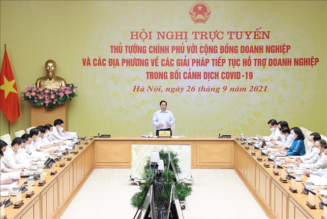 Thủ tướng chủ trì Hội nghị bàn giải pháp hỗ trợ doanh nghiệp