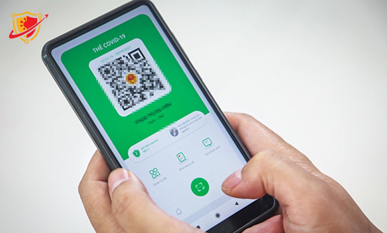 Các thẻ màu xanh, vàng, đỏ trên app PC-COVID có tác dụng gì?