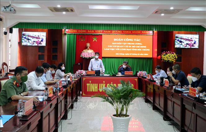 Đoàn công tác Ban Dân vận Trung ương làm việc tại Sóc Trăng