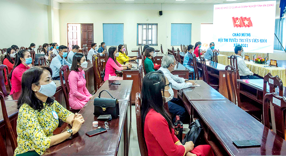 Khai mạc Hội thi Tuyên truyền viên giỏi Đảng bộ Khối Cơ quan và Doanh nghiệp tỉnh An Giang năm 2021