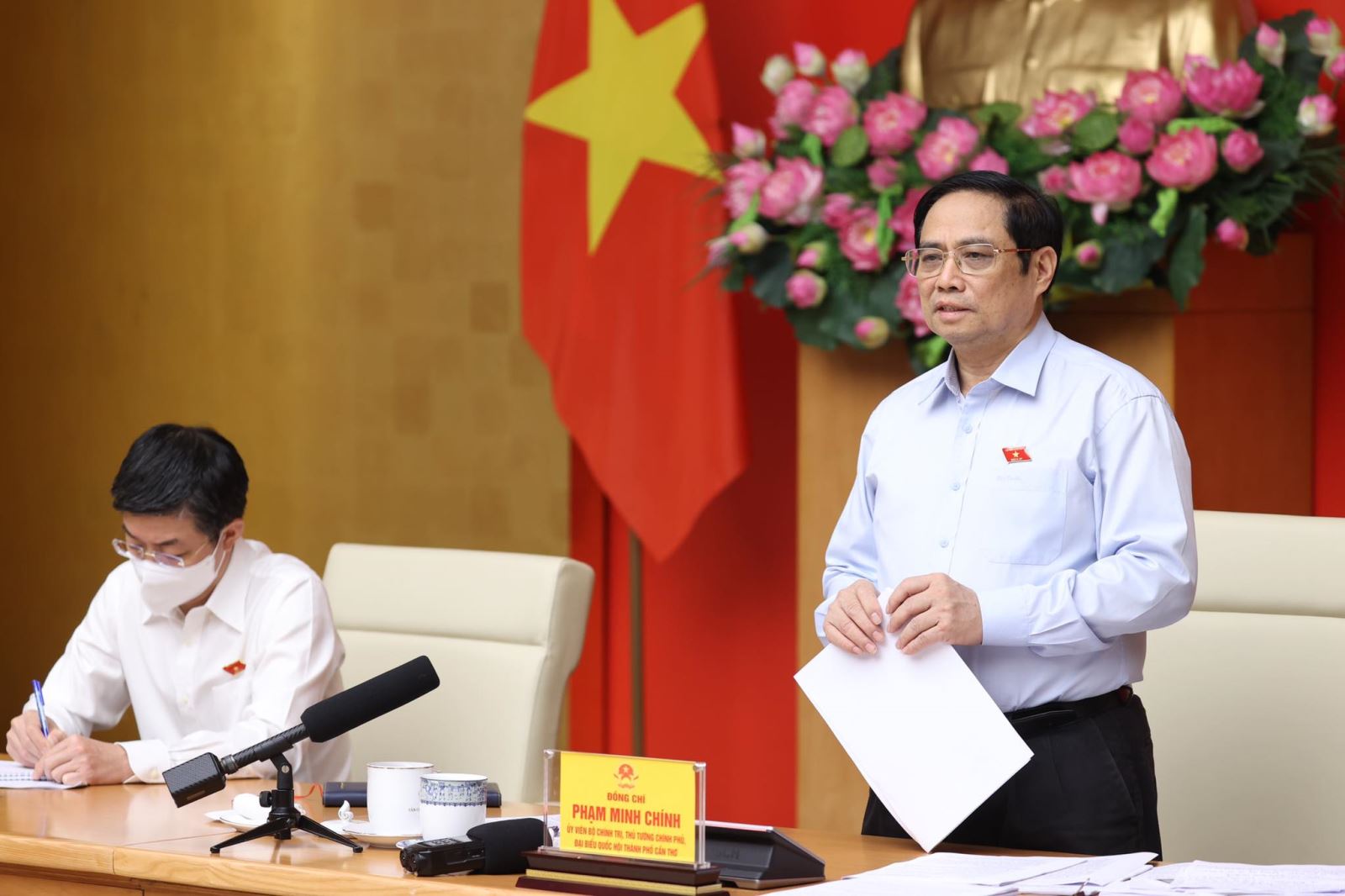 Thủ tướng Phạm Minh Chính tiếp xúc trực tuyến với cử tri thành phố Cần Thơ