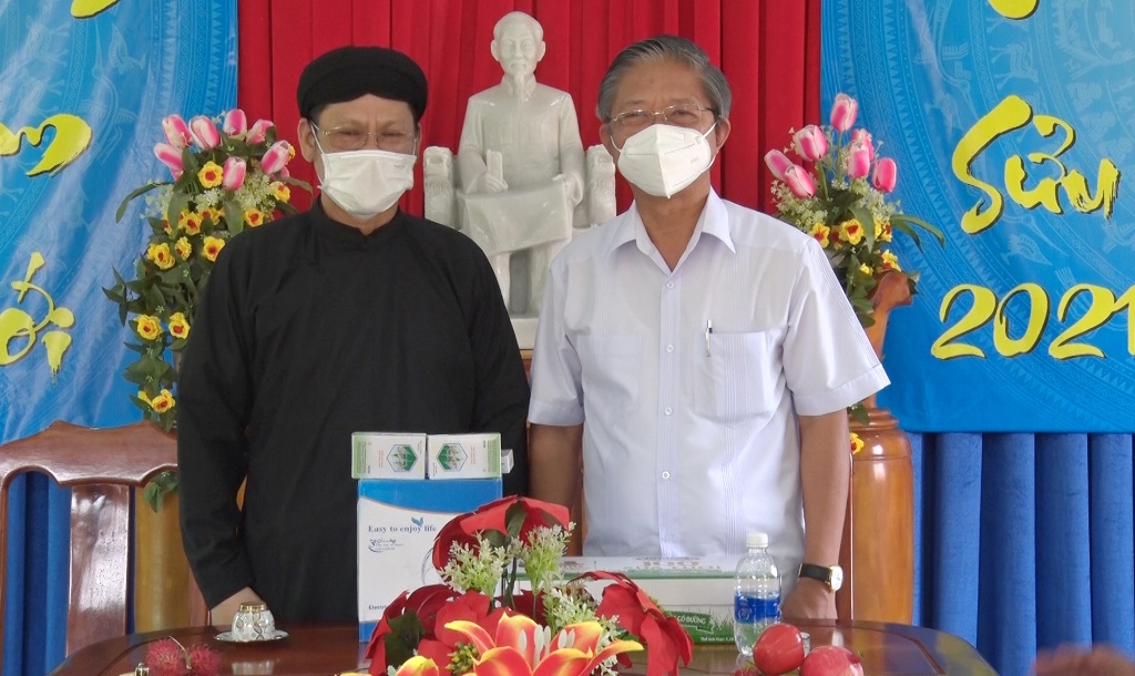 Bí thư Huyện ủy Tri Tôn kiểm tra công tác phòng, chống COVID-19 tại thị trấn Ba Chúc