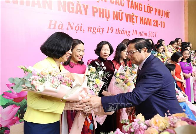 Thủ tướng: Việt Nam đã tạo được môi trường để phụ nữ khẳng định vị thế và đóng góp cho xã hội
