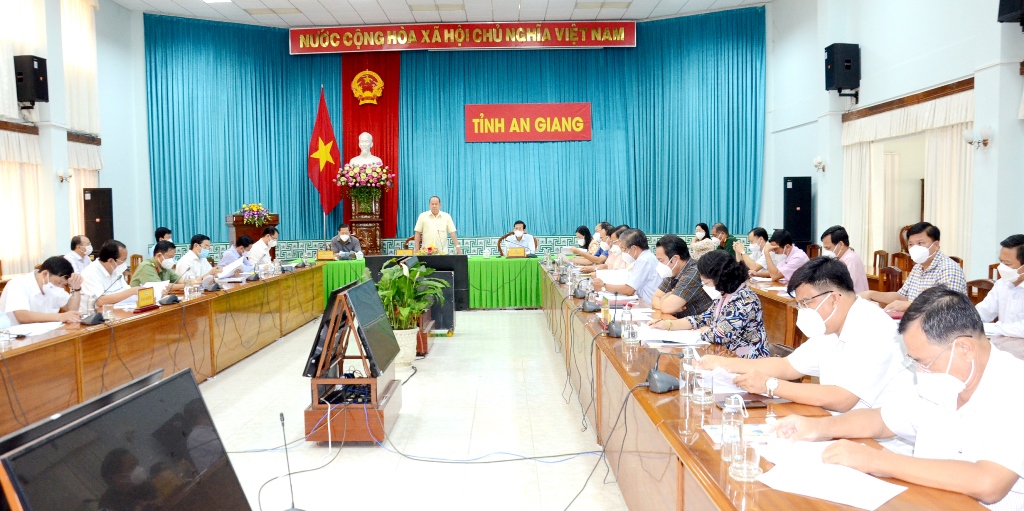 Góp ý kế hoạch tạm thời “Thích ứng an toàn, linh hoạt, kiểm soát hiệu quả dịch COVID-19 trên địa bàn tỉnh An Giang”