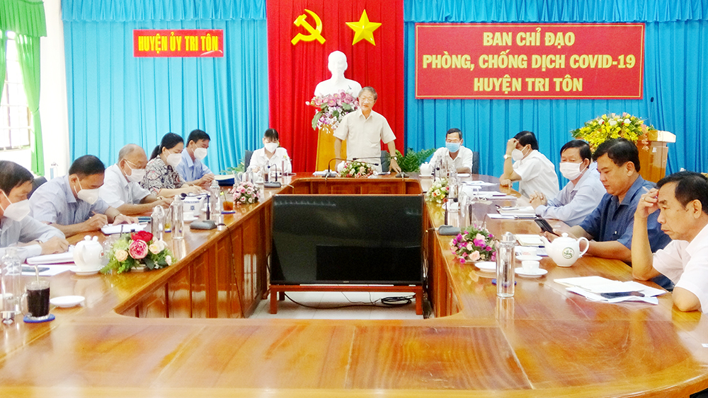 Tri Tôn áp dụng mức 2 trong phòng dịch COVID-19