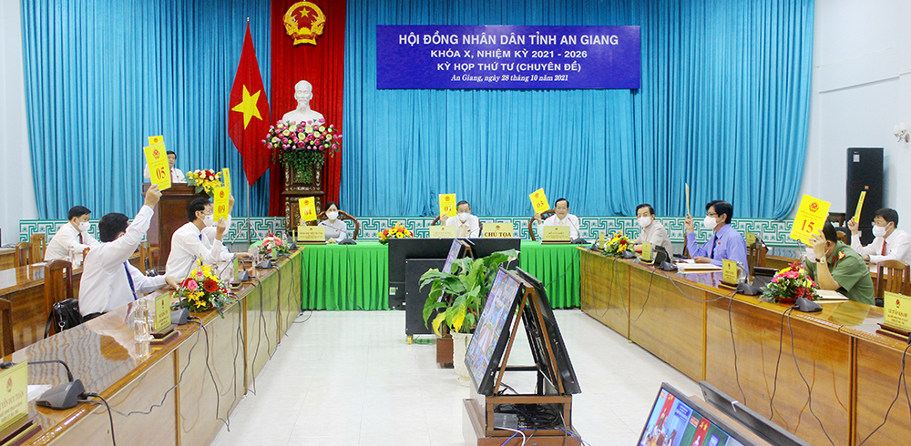 Kỳ họp thứ 4, HĐND tỉnh An Giang khóa X thông qua 6 nghị quyết thuộc lĩnh vực kinh tế - ngân sách, văn hóa – xã hội
