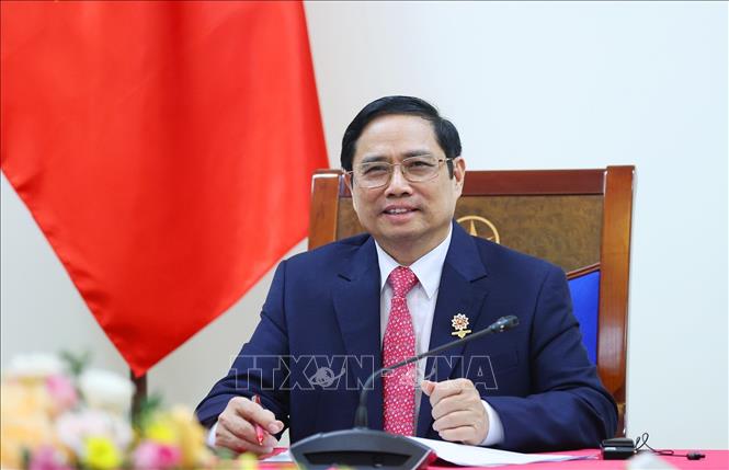 Thủ tướng Phạm Minh Chính hội kiến Chủ tịch Thượng viện Pháp