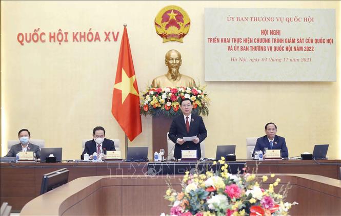 Chủ tịch Quốc hội chủ trì Hội nghị toàn quốc triển khai chương trình giám sát
