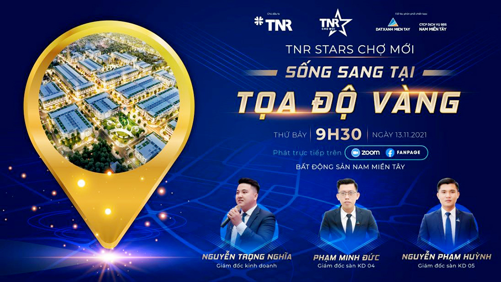TNR Stars Chợ Mới tạo sức hút nhờ vị trí tâm điểm