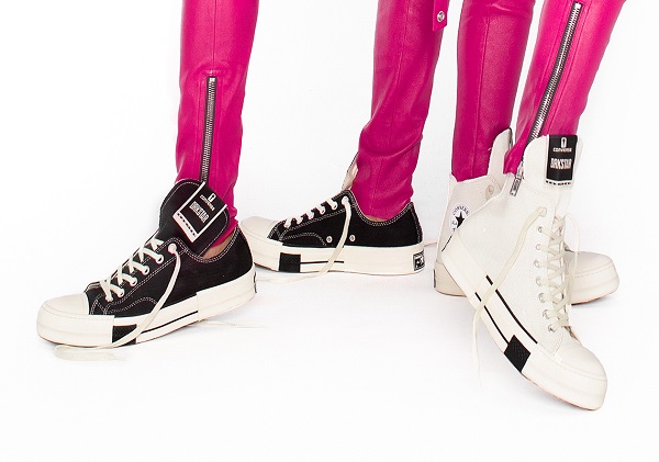 Rick Owens và Converse lại kết hợp trong thiết kế giày sneaker mới