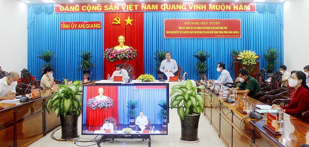An Giang tăng cường công tác xây dựng Đảng và đội ngũ đảng viên