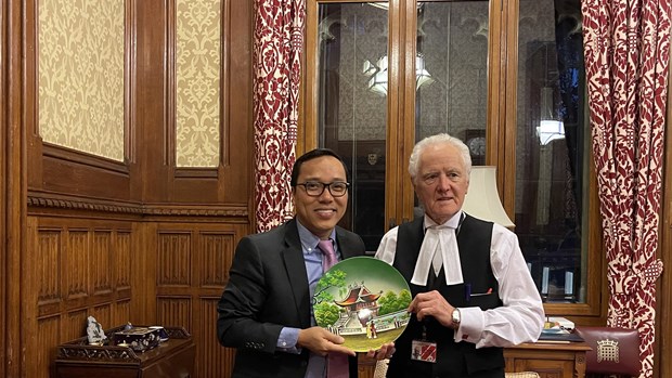 Việt Nam-Anh thúc đẩy hợp tác song phương qua kênh nghị viện