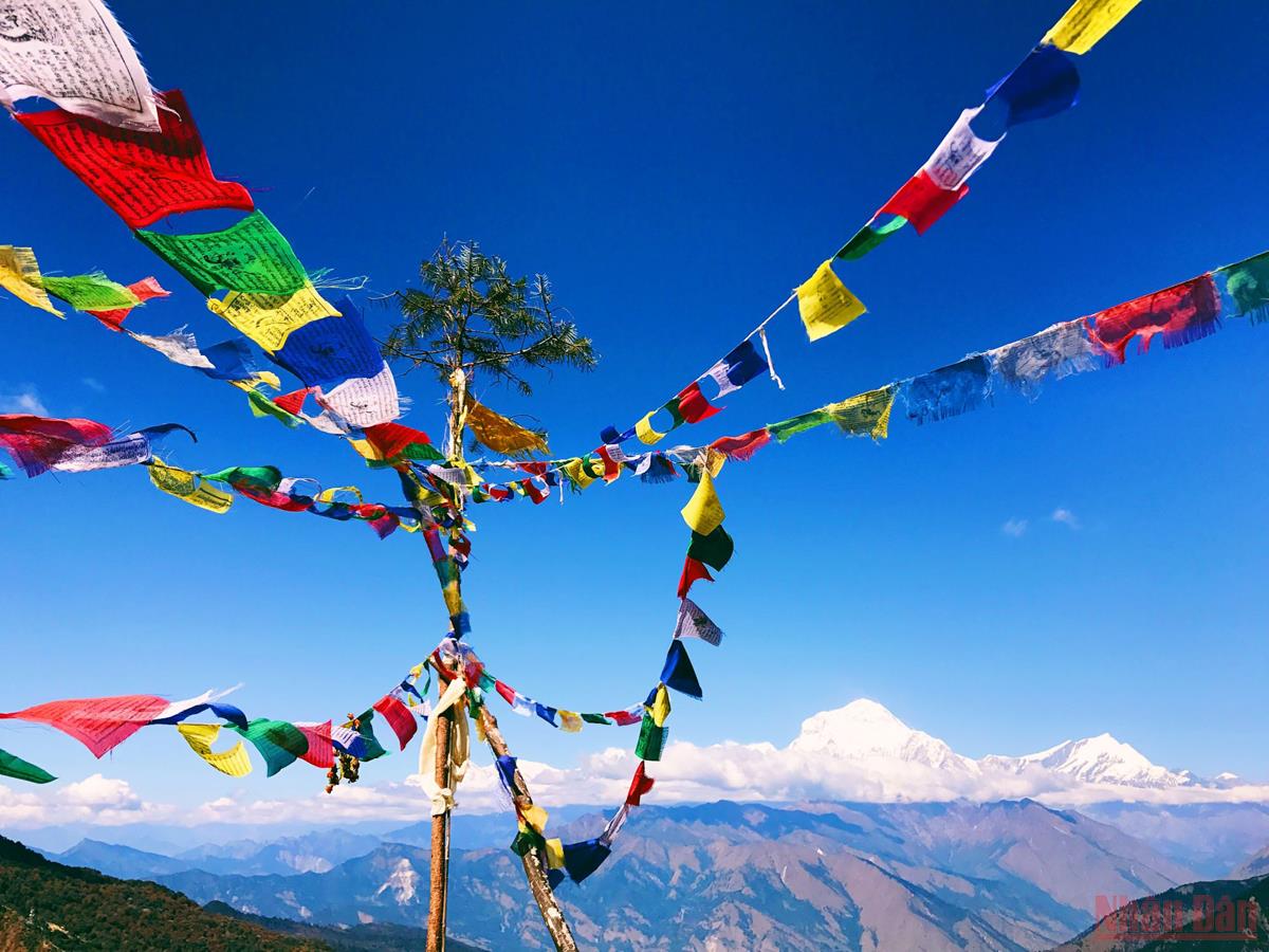 Sắc thu rực rỡ ở Nepal