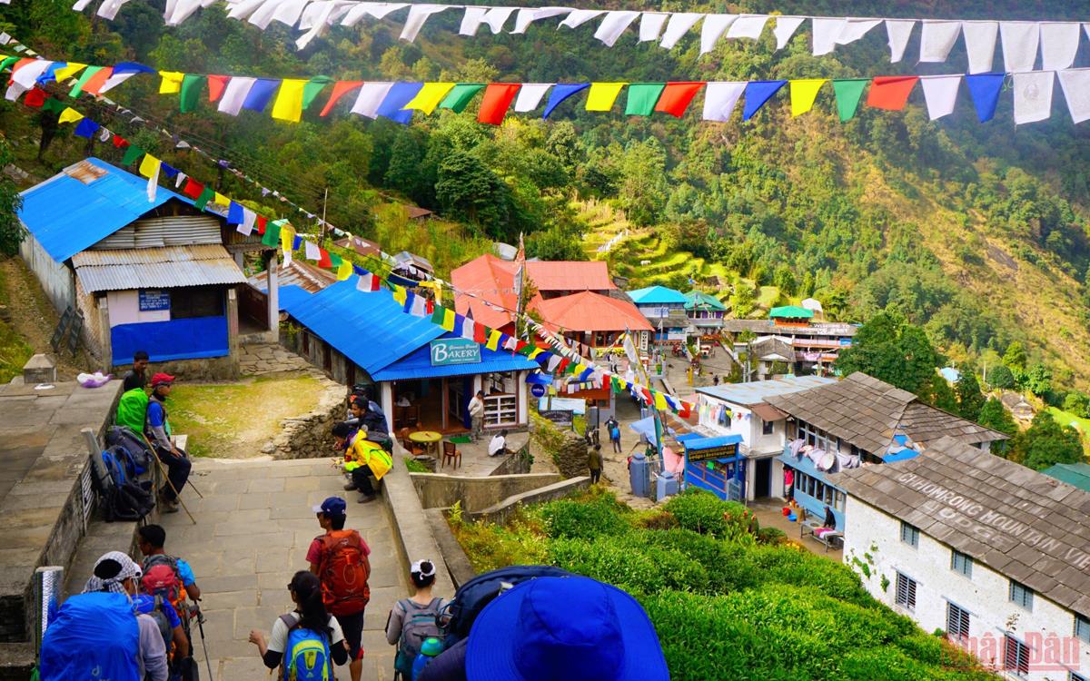 Sắc thu rực rỡ ở Nepal
