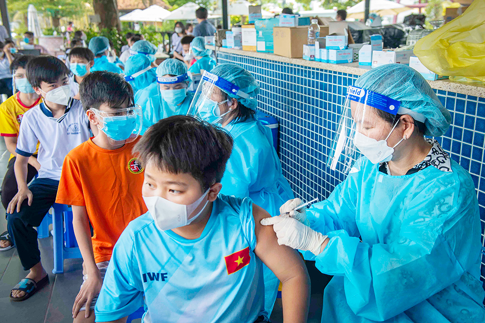 An Giang tổ chức tiêm vaccine phòng COVID- 19 cho học sinh