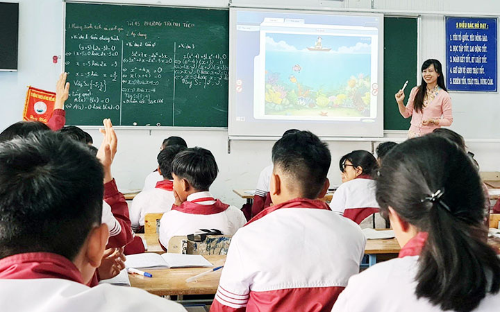 Cô giáo trẻ sáng tạo trong phương pháp dạy học