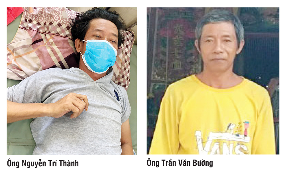 2 người đàn ông đau bệnh, nghèo khó cần giúp đỡ