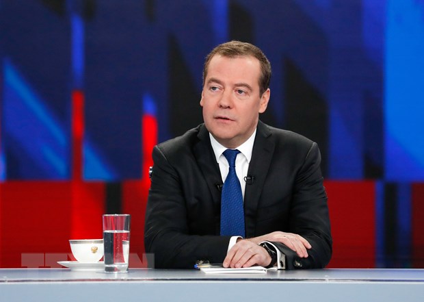 Ông Dmitry Medvedev tái đắc cử Chủ tịch đảng Nước Nga Thống nhất