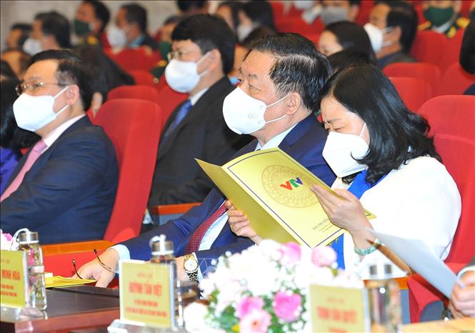 Chủ tịch Quốc hội Vương Đình Huệ tham dự Giao lưu toàn quốc các điển hình trong học tập và làm theo tư tưởng, đạo đức, phong cách Hồ Chí Minh