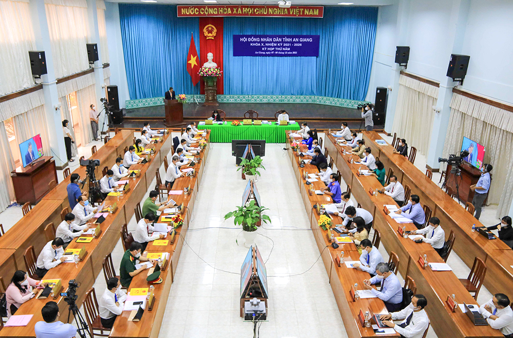HĐND tỉnh An Giang khai mạc kỳ họp thứ 5
