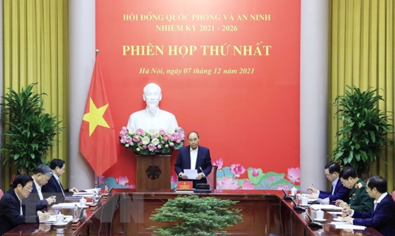 Chủ tịch nước chủ trì Phiên họp thứ nhất Hội đồng Quốc phòng và An ninh, nhiệm kỳ 2021-2026