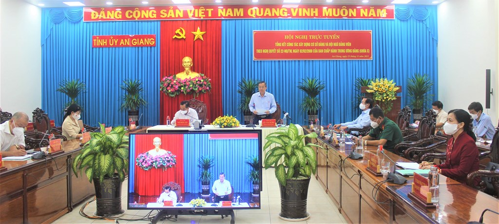 An Giang nâng cao chất lượng tổ chức cơ sở Đảng và đảng viên