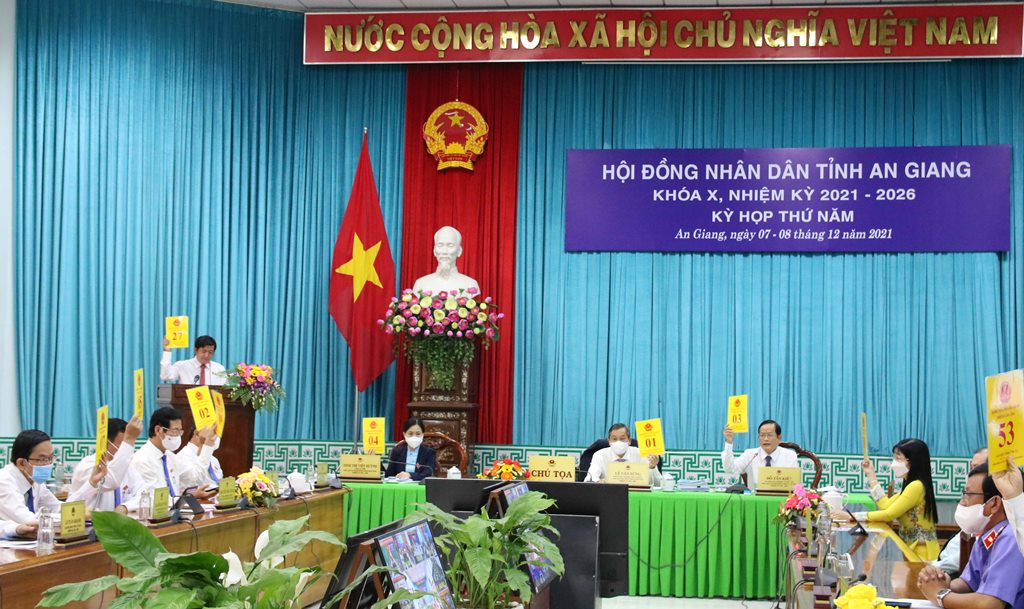 Thông qua 19 nghị quyết tại kỳ họp thứ 5, HĐND tỉnh An Giang