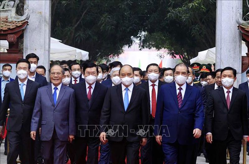Chủ tịch nước Nguyễn Xuân Phúc dự Lễ kỷ niệm 60 năm Bác Hồ về thăm quê lần thứ 2