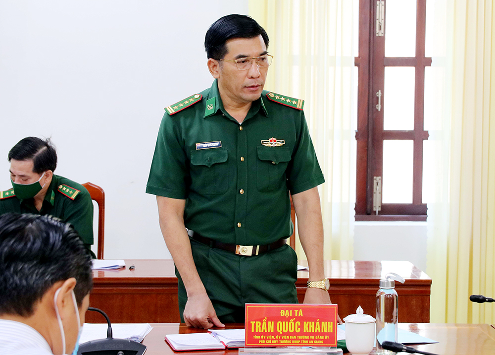 Hội nghị kiểm điểm tập thể và cá nhân Ban Thường vụ, Bộ Chỉ huy Bộ đội Biên phòng An Giang năm 2021