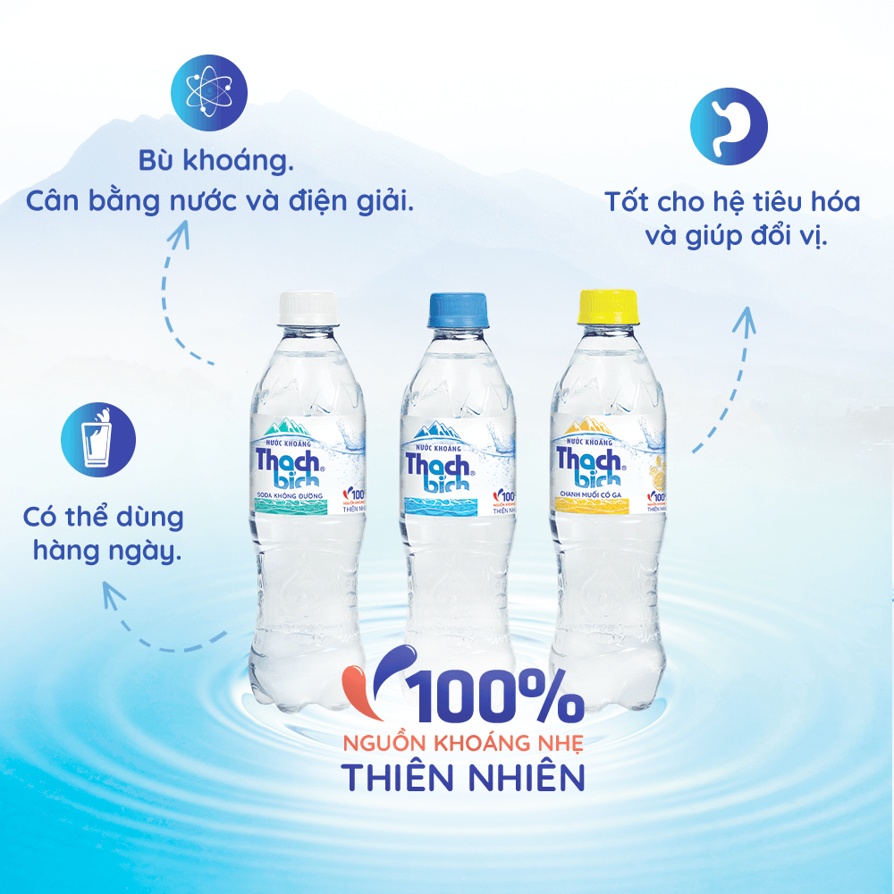 Nước khoáng Thạch Bích – 100% nguồn khoáng nhẹ thiên nhiên