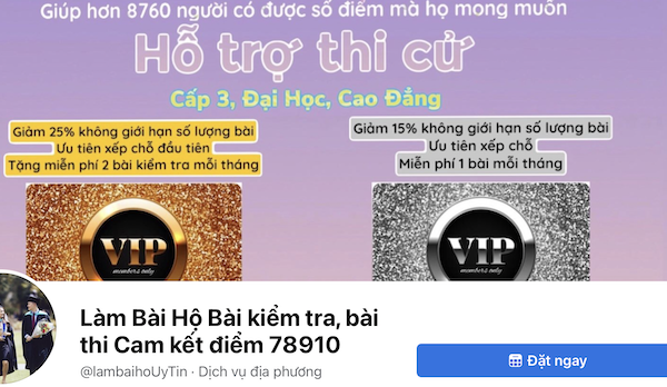 Xuất hiện thi hộ online, đại học nhiều cách ứng phó