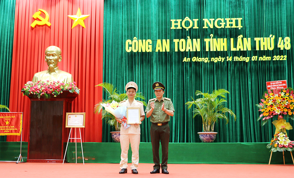 Năm 2021, Công an An Giang đạt tỷ lệ khám phá án rất nghiêm trọng và đặc biệt nghiêm trọng 100%