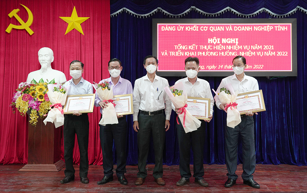 Đảng ủy Khối Cơ quan và Doanh nghiệp tỉnh An Giang triển khai phương hướng, nhiệm vụ năm 2022