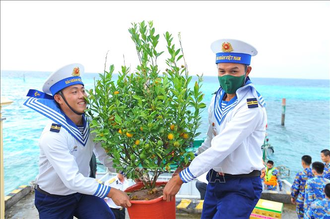 Mang mùa Xuân đến với Trường Sa