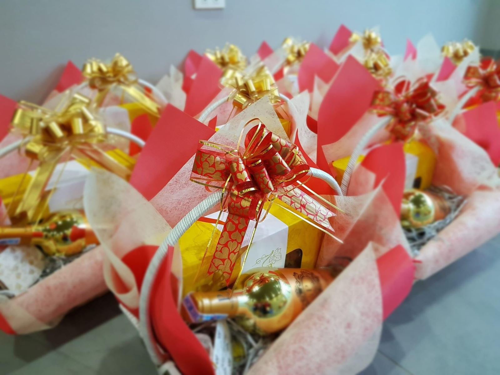 Đa dạng giỏ quà Tết Nguyên đán