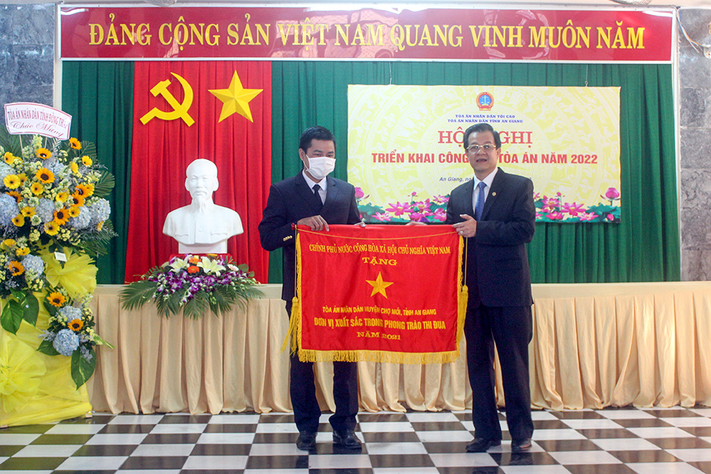 Toà án nhân dân tỉnh An Giang hội nghị triển khai công tác năm 2022