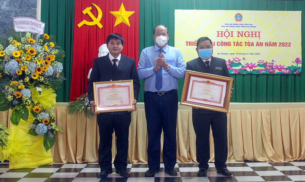 Toà án nhân dân tỉnh An Giang hội nghị triển khai công tác năm 2022
