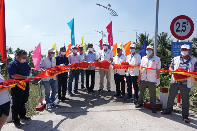 Đồng Tháp: Khánh thành cầu nông thôn