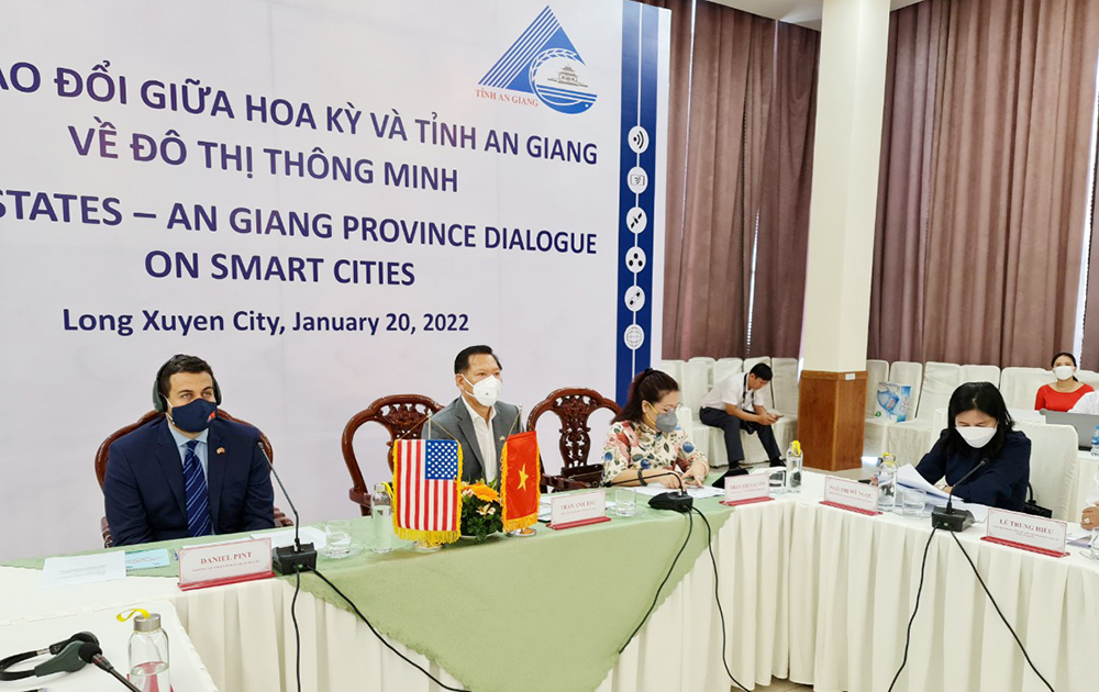 Hoa Kỳ chia sẻ kinh nghiệm xây dựng đô thị thông minh với tỉnh An Giang