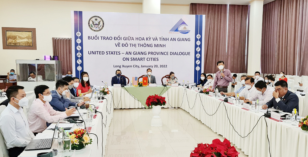 Hoa Kỳ chia sẻ kinh nghiệm xây dựng đô thị thông minh với tỉnh An Giang