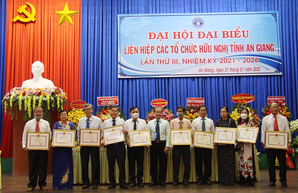 Liên hiệp Các tổ chức hữu nghị tỉnh An Giang tổ chức Đại hội đại biểu lần thứ III (nhiệm kỳ 2021– 2026)