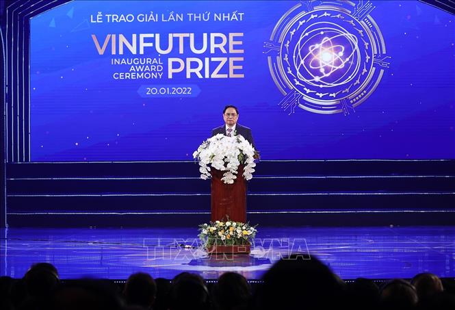 Thủ tướng Phạm Minh Chính dự Lễ trao Giải thưởng VinFuture