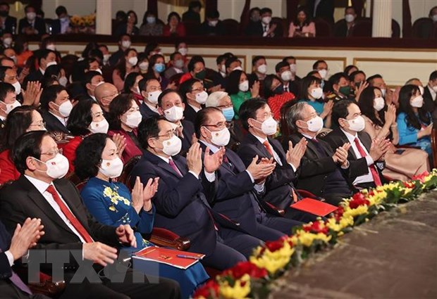 Lễ trao Giải báo chí toàn quốc về xây dựng Đảng mang tên Búa liềm vàng