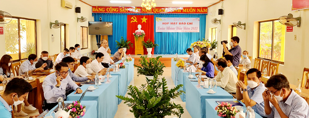 Tri Tôn họp mặt báo chí mừng Xuân Nhâm Dần 2022