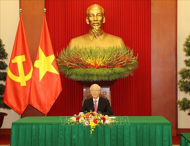 Tổng Bí thư Nguyễn Phú Trọng và Tổng Bí thư, Chủ tịch nước Trung Quốc Tập Cận Bình gửi Thư Chúc mừng Năm mới Nhâm Dần 2022