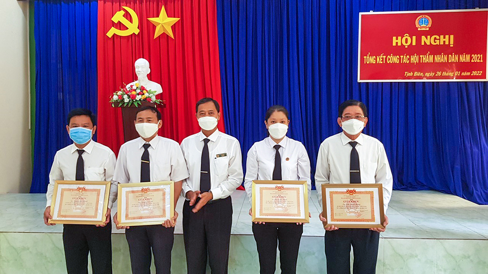 Tòa án nhân dân huyện Tịnh Biên nâng cao công tác Hội thẩm nhân dân trong năm 2022