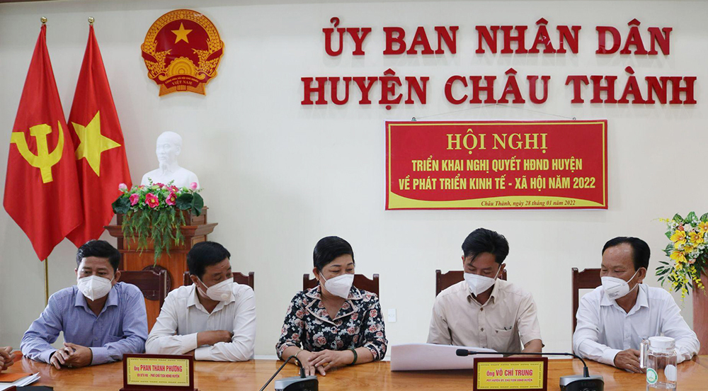 Triển khai Nghị quyết HĐND huyện Châu Thành về phát triển kinh tế - xã hội năm 2022